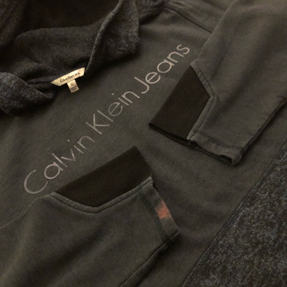 Calvin Klein Jeans, Hooded Sweatshirt, Size XL